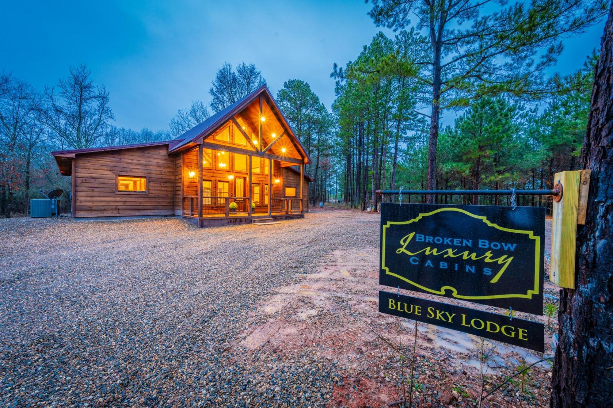 The Luxurious Blue Sky Lodge Is Epic! Broken Bow Buitenkant foto