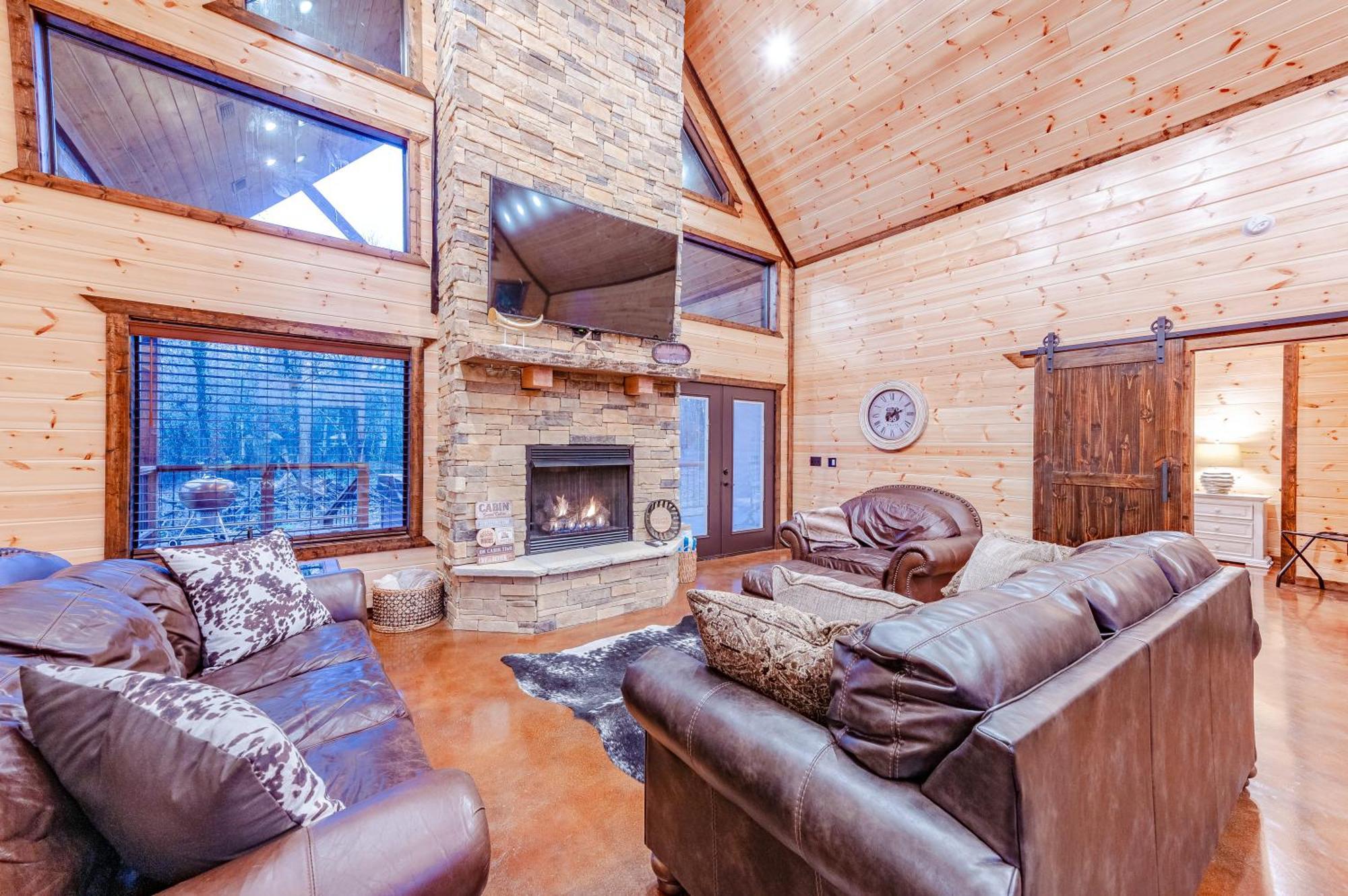 The Luxurious Blue Sky Lodge Is Epic! Broken Bow Buitenkant foto